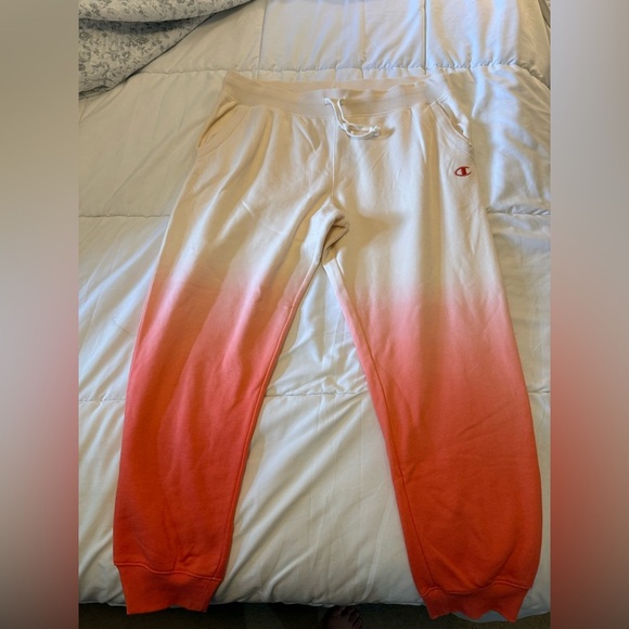 Champion Pants - Champion Ombre Joggers - Pink and Cream